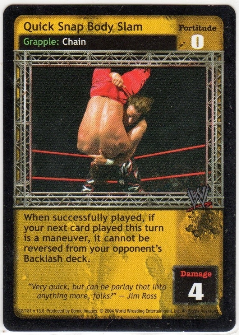 Quick Snap Body Slam